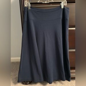 Maternity navy blue skirt